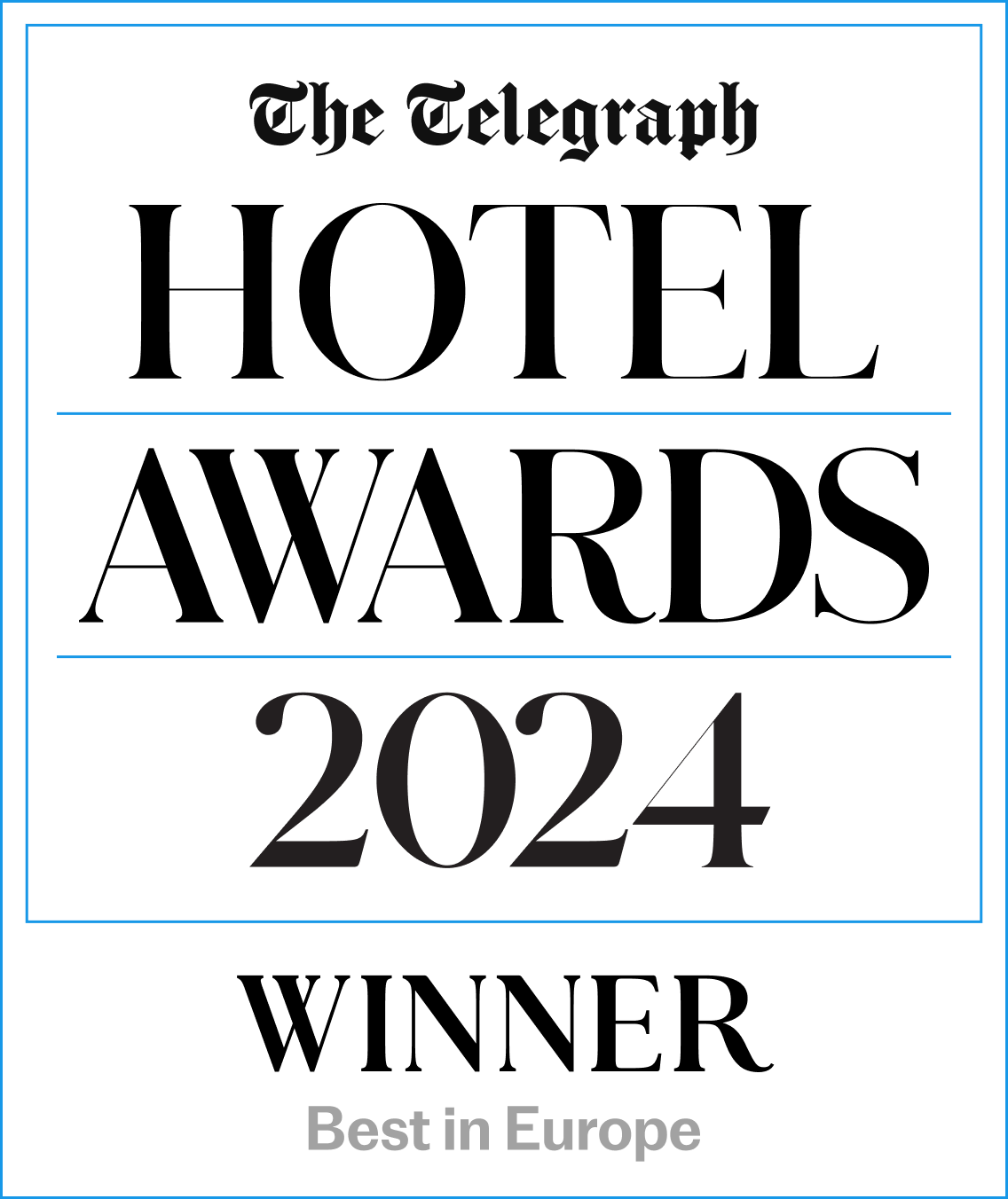 The Telegraph Hotel Awards 2024 Winner